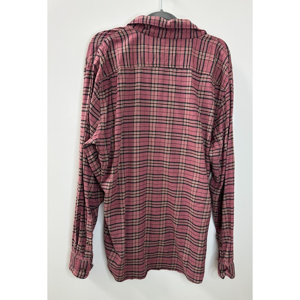 Faherty Movement Featherweight Twill Shirt Mountain View Plaid Button Men's XXL - Picture 12 of 13